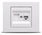 Розетка OVIVO GRANO телефонная 2-я белый 400-010300-222 - фото 95374