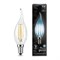 Лампа Gauss LED Filament Свеча на ветру E14 9W 710Lm 4100K 104801209 - фото 95479