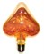 Лампа Ретро Ecolight G80 4w 220V E27  Heart Amber - фото 95513