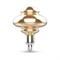 Лампа GAUSS LED Filament BD160 8W 330Lm 2400К Е27 gray flexible 162802008 - фото 95754