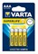 Батарейка VARTA Superlife Micro 1.5V-LR03/AAA (4шт) 0002-2003-101-414 - фото 96624