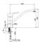 Смеситель RUBINETA UNO20WT для кухни N00071 - фото 9881