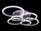 Светильник потолочный Галактика MD7722 RGB LED max 150Bт, пульт 870*600*150 - фото 99836