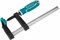 Струбцины TOTAL тип F 50x200 мм 170KGS Толщ. и шир. 5X15мм резьба 11м THT1320502 - фото 99908